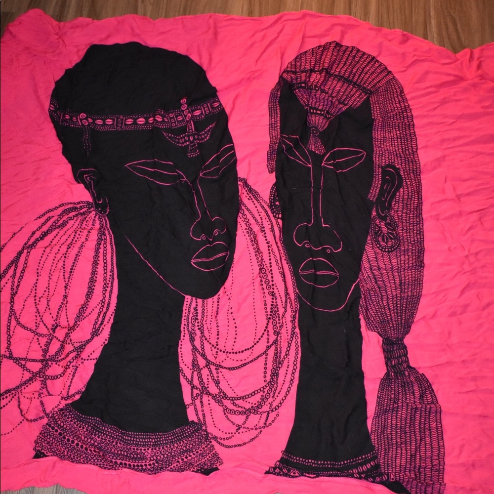 Black/Pink Scarf
